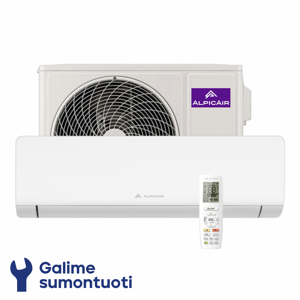 AlpicAir Premium PRO III oro kondicionierius AWI-26HRDC1G komplekte AWO-26HRDC1G AlpicAir Premium PRO III oro kondicionierius AWI-26HRDC1G komplekte AWO-26HRDC1G