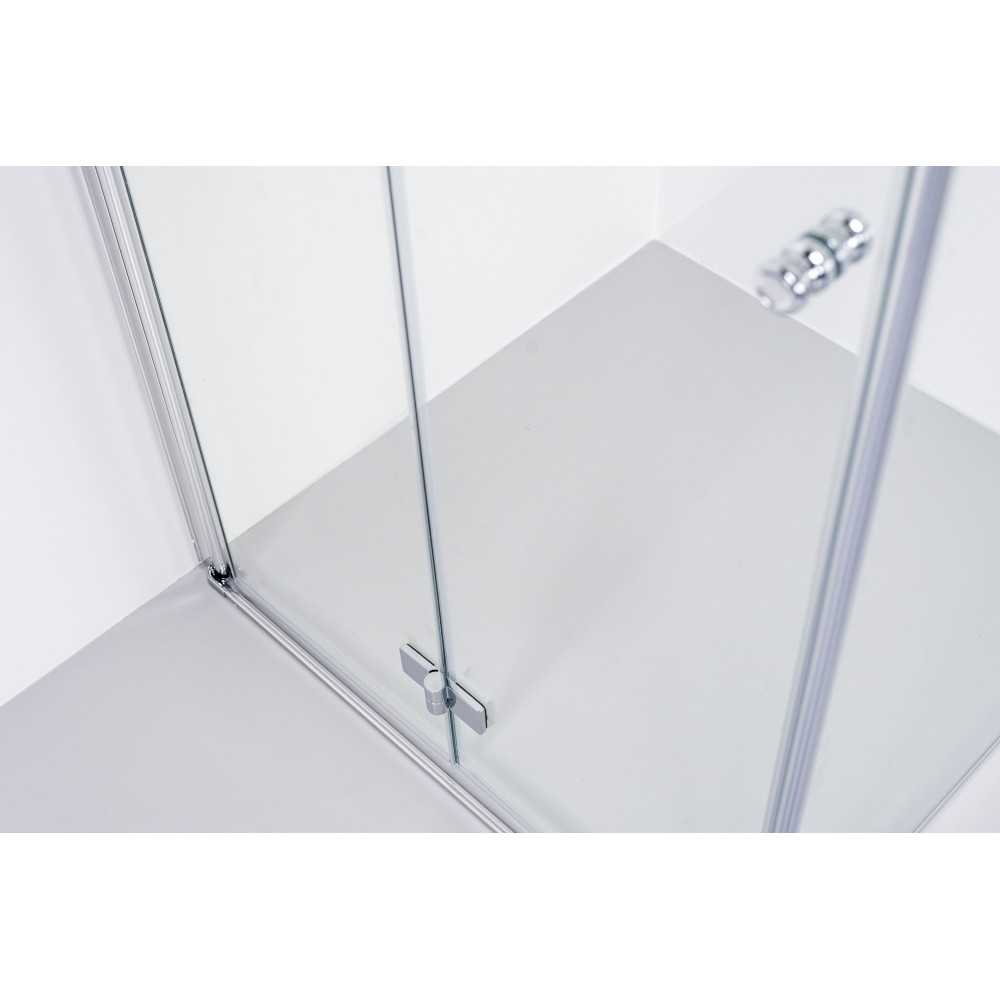 Brasta Glass Sandra 80x80 dušo kabina, tamsintas rudai stiklas 1 Brasta Glass Sandra 80x80 dušo kabina, tamsintas rudai stiklas 1