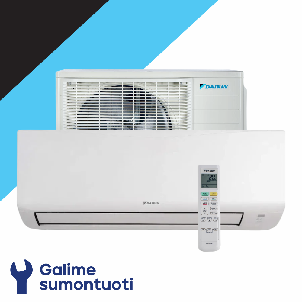 Daikin Sensira oro kondicionierius FTXF20F komplekte RXF20F 1