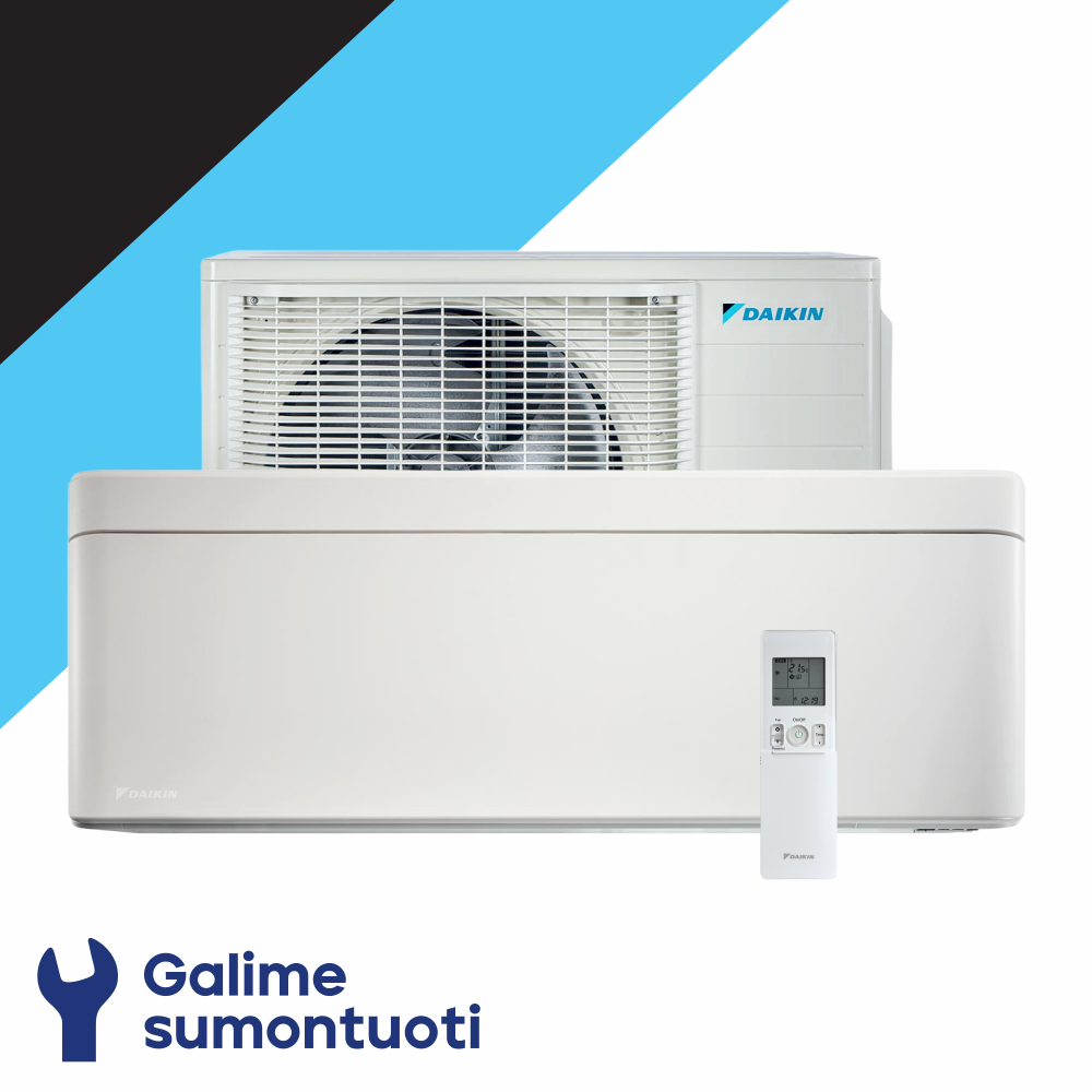 Daikin Stylish oro kondicionierius FTXA20CW komplekte RXA20A8 1 Daikin Stylish oro kondicionierius FTXA20CW komplekte RXA20A8 1