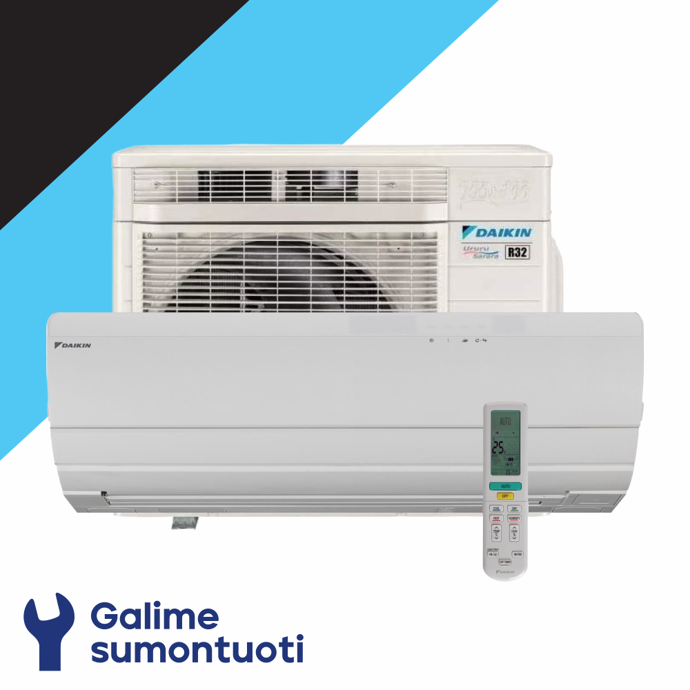 Daikin Ururu Sarara oro kondicionierius FTXZ50N komplekte RXZ50N 1 Daikin Ururu Sarara oro kondicionierius FTXZ50N komplekte RXZ50N 1