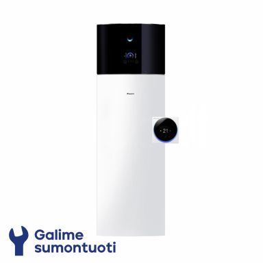 Daikin Altherma 3 GEO geoterminis šilumos siurblys su integruota 180 l talpa EGSAH06D9W galia 7.98 kW Daikin Altherma 3 GEO geoterminis šilumos siurblys su integruota 180 l talpa EGSAH06D9W galia 7.98 kW