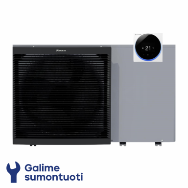 Daikin Altherma 3 M oras-vanduo šilumos siurblys monoblokas EDLA16D3W1 galia 16.00 kW