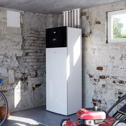 Daikin Altherma 3 GEO geoterminis šilumos siurblys su integruota 180 l talpa EGSAX10D9W galia 9.55 kW 5