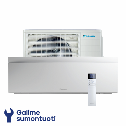 Daikin Emura oro kondicionierius FTXJ42AW9 komplekte RXJ42A9