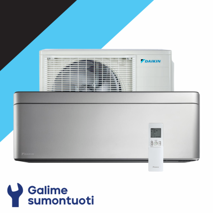 Daikin Stylish oro kondicionierius FTXA20CS komplekte RXA20A8 1