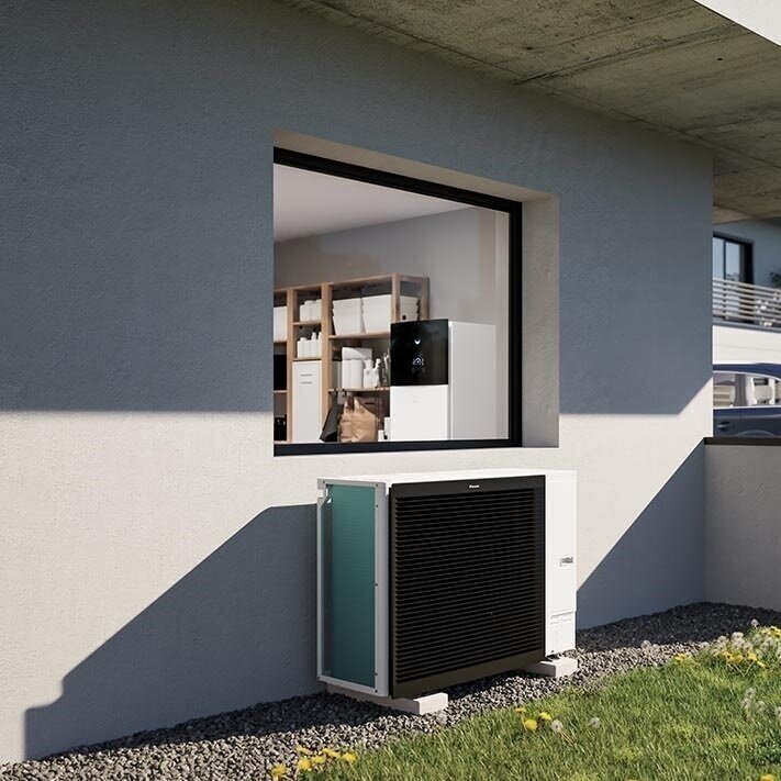 Daikin Altherma 3 R F oras-vanduo šilumos siurblys su integruota 230 l talpa EBVX16S23D6V komplekte ERLA14DW1 galia 13.38 kW 6 Daikin Altherma 3 R F oras-vanduo šilumos siurblys su integruota 230 l talpa EBVX16S23D6V komplekte ERLA14DW1 galia 13.38 kW 6