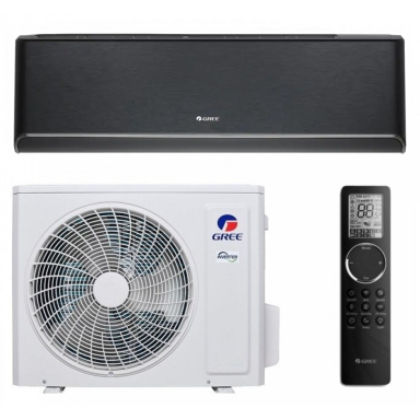 Gree Airy Black oro kondicionierius GWH12AVCXD-K6DNA1A/I komplekte GWH12AVCXD-K6DNA1A/O