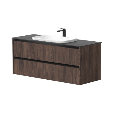 Kame City vonios spintelė 120 cm Rudas Ąžuolas BU/12-3DR/20P2