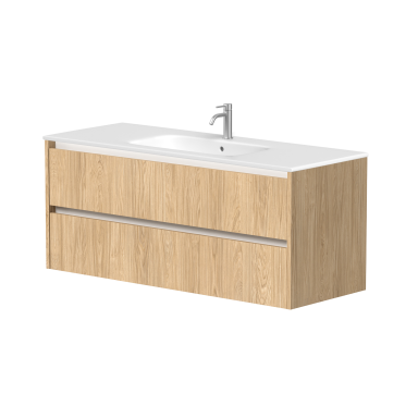 Kame City vonios spintelė 120 cm Šviesus Ąžuolas BUD/12-3DR/35P3