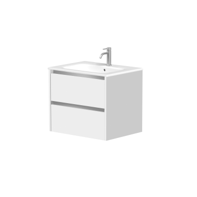 Kame City vonios spintelė 60 cm Balta Matinė BUC/6-3DR/D02P1