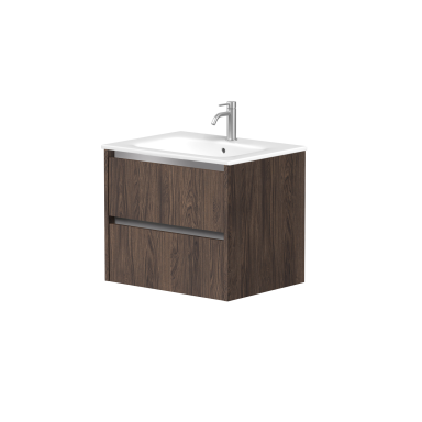 Kame City vonios spintelė 60 cm Rudas Ąžuolas BUC/6-3DR/20P1