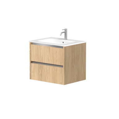 Kame City vonios spintelė 60 cm Šviesus Ąžuolas BUC/6-3DR/35P1