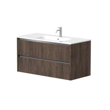 Kame City vonios spintelė 100 cm Rudas Ąžuolas BU/10-3DR/20P1