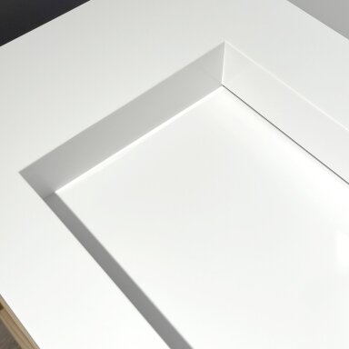 Kame Corian praustuvas Balta Matinė CN2000465-D-BS