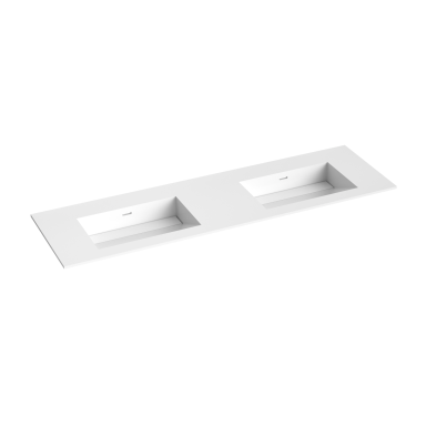 Kame Corian praustuvas Balta Matinė CN1614618-D-BS