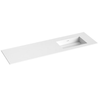 Kame Corian praustuvas Balta Matinė CN1614618-R-BS