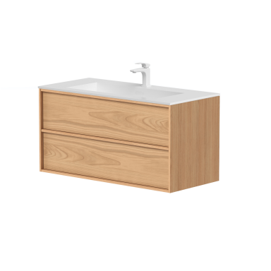 Kame Home vonios spintelė Natūralaus Ąžuolo Faneruotė BU/10-3DR/N05-HM Kame Home vonios spintelė Natūralaus Ąžuolo Faneruotė BU/10-3DR/N05-HM