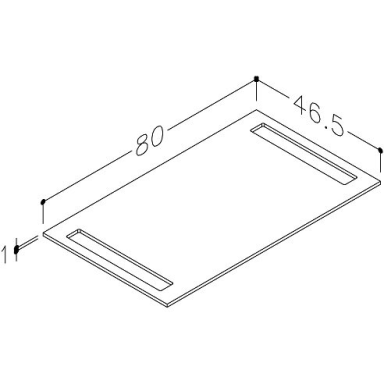 Kame HPL stalviršis Juodas Mėnulis WP-2/6-3/H11