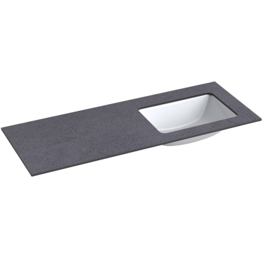 Kame Ilsa praustuvas su stalviršiu Juodas Mėnulis WP/12-3/H11-P3-R Kame Ilsa praustuvas su stalviršiu Juodas Mėnulis WP/12-3/H11-P3-R