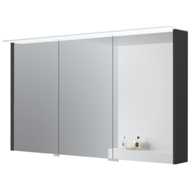 Kame Loft veidrodinė spintelė Antracito Pilka MC3DML/120-70/D13-LFT