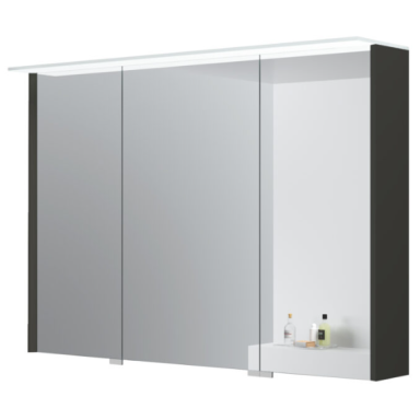 Kame Loft veidrodinė spintelė Antracito Pilka MC3DML/100-70/D13-LFT