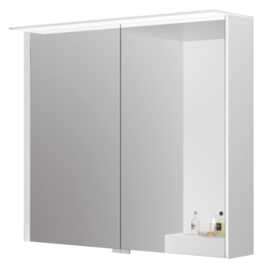 Kame Loft veidrodinė spintelė Balta Matinė MC3DML/80-70/D02-LFT