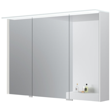 Kame Loft veidrodinė spintelė Balta Matinė MC3DML/100-70/D02-LFT