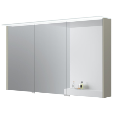 Kame Loft veidrodinė spintelė Pilkas Kašmyras MC3DML/120-70/D06-LFT