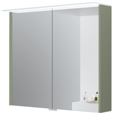 Kame Loft veidrodinė spintelė Savanos Žalia  MC3DML/80-70/D14-LFT