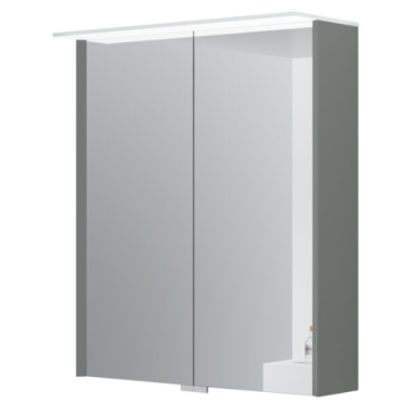Kame Loft veidrodinė spintelė Šviesi Pilka MC3DML/60-70/D18-LFT