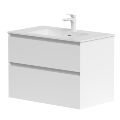 Kame Loft vonios spintelė Balta Matinė BU/8-3DR/D02-LFT