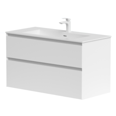 Kame Loft vonios spintelė Balta Matinė BUC/10-3DR/D02-LFT