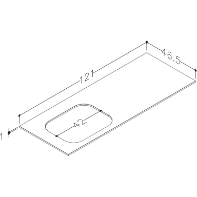 Kame Movado stalviršis Baltas Mėnulis WP/12-3/H16-P2-L