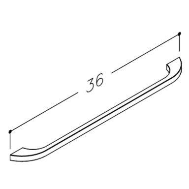Kame rankenėlė H7/360/CH Chromas