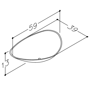 Kame Terca praustuvas Balta Matinė WB583914