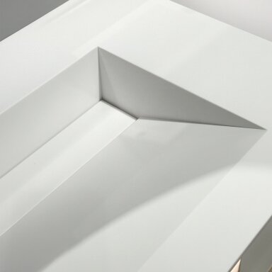Kame Corian praustuvas Balta Matinė CN1614618-L-BS