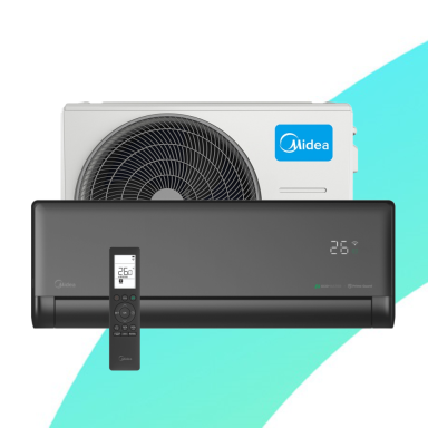 Midea EZ oro kondicionierius šilumos siurblys EZB-12RD6-I komplekte EZ-12RD6H-O galia 3.5/3.8 kW