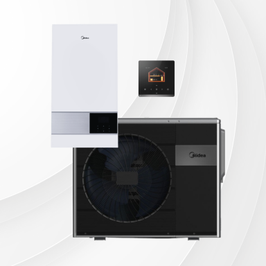 Midea M-Thermal Arctic šilumos siurblys oras vanduo HB-A160/CDS90GN8-B2 komplekte MHA-V14W/D2RN8-B2 galia 14.5 kW