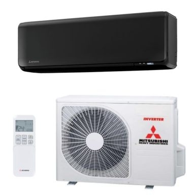Mitsubishi Heavy Industries oro kondicionierius SRK20ZT-WFB komplekte SRC20ZT-W