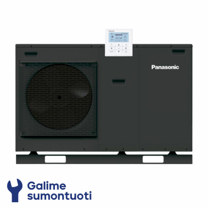 Panasonic Aquarea oras-vanduo šilumos siurblys monoblokas WH-MDC05J3E5-1 galia 5 kW 1
