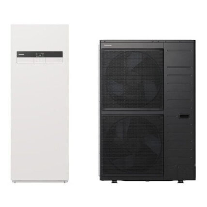 Panasonic T-CAP šilumos siurblys oras vanduo WH-ADC0912K9E8AN komplekte WH-UXZ09KE8 (R32) galia 9.0 kW