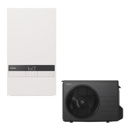 Panasonic šilumos siurblys oras vanduo WH-SDC0309K3E5 komplekte WH-UDZ05KE5 (R32) galia 5.0 kW Panasonic šilumos siurblys oras vanduo WH-SDC0309K3E5 komplekte WH-UDZ05KE5 (R32) galia 5.0 kW