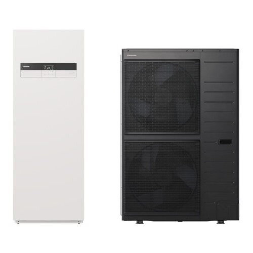 Panasonic T-CAP šilumos siurblys oras vanduo WH-ADC0912K9E8AN komplekte WH-UXZ09KE8 (R32) galia 9.0 kW