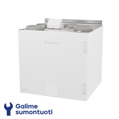 Systemair plokštelinis entalpinis rekuperatorius SAVE VTC-E 200 L kairinis 488904